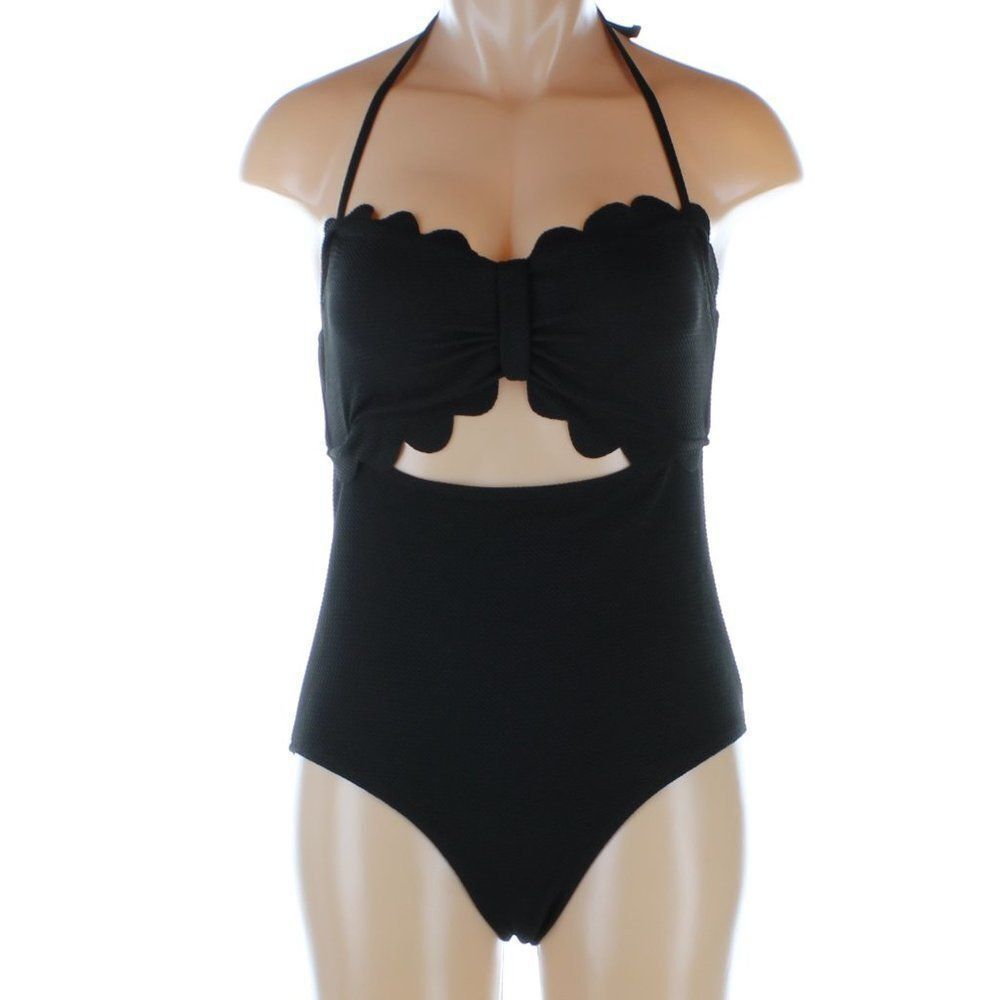 Black One Piece swim suit - small